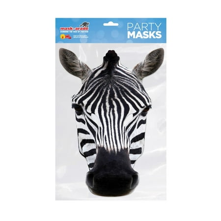 Zebra Facemask – Costume Accessory