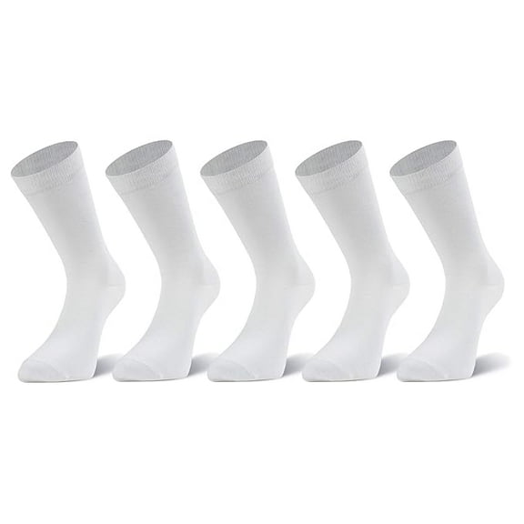 ANCHOR Kids/Unisex Cotton Regular Length School/Uniform Socks, Pack of 5