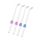 thumbnail image 1 of Inteprter 4 piezas de punta de hilo de agua cabezal de recarga profesional accesorios de baño para el hogar interior reemplazo para WP-100 Suministros de limpieza para el hogar rosa + azul Inteprter HA004668-02, 1 of 6