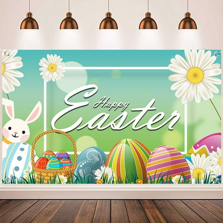 

Fall Gardening Tools Easter Background Cloth Colorful Background Decorated Cartoon Scene Hanging Cloth