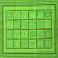 thumbnail image 1 of Ahgly Company Indoor Square Abstract Green Modern Area Rugs, 3' Square, 1 of 4