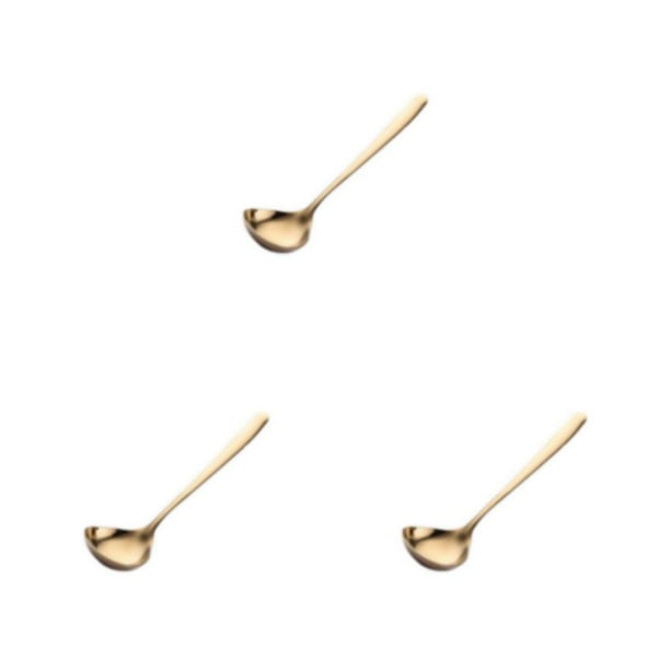 Bearachild Cuchara para salsa de acero inoxidable, espejo de repuesto pulido, chapado liso brillante, accesorios para cuchara de sopa para el Type1 NO1