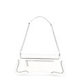 thumbnail image 2 of Paris Hilton Women’s Rider Large Shoulder Baguette Bag, White, 2 of 6