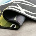 thumbnail image 5 of Stunning Transitional 8' x 10' Black and Blue Polypropylene Outdoor Area Rug, 5 of 6