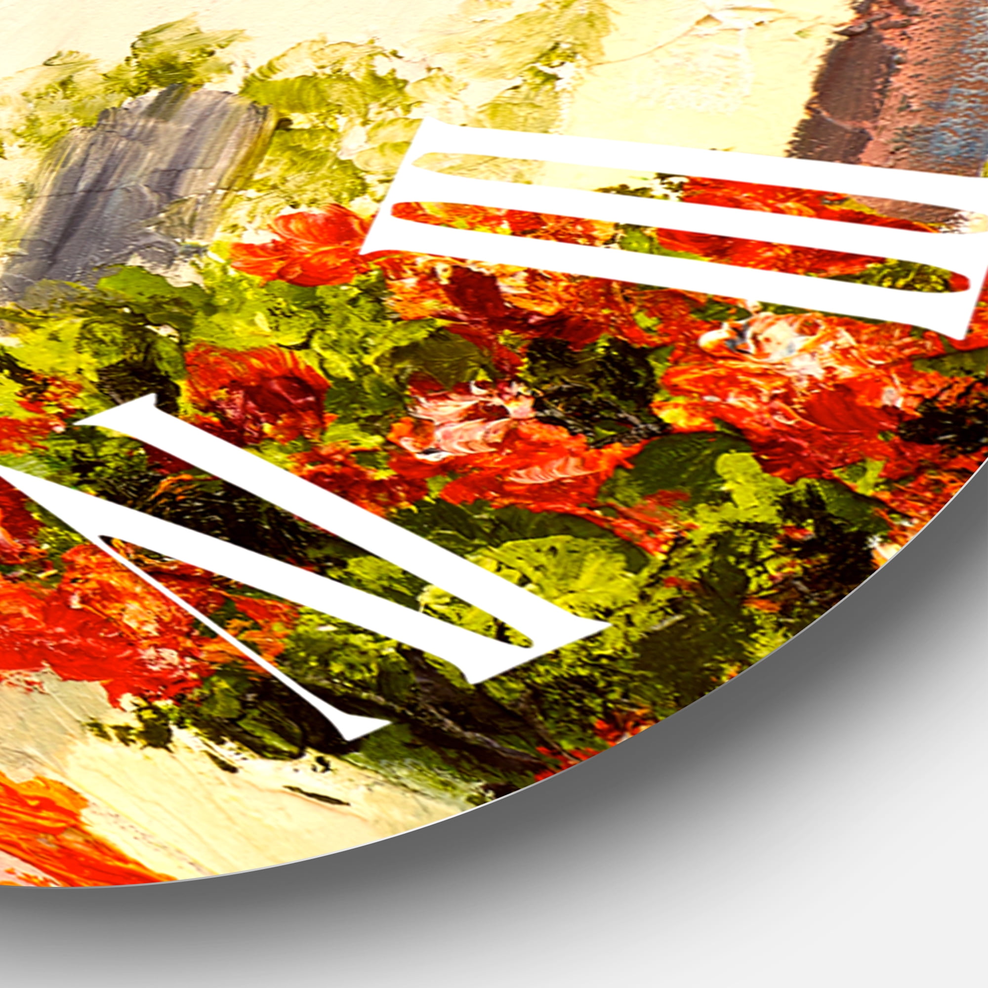 Designart 1 in Coastal Wall Clock