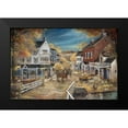 thumbnail image 2 of Manning, Ruane 24x17 Black Modern Framed Museum Art Print Titled - Harvest Village, 2 of 5