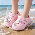 thumbnail image 5 of MDUKONU Toddler Boys Girls Garden Clogs Cartoon Slides Shoes On Slipper Water Sandals For Little Kids Light Pink2, 5 of 6