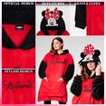 thumbnail image 4 of Sudadera con capucha Disney Stitch 2 en 1 para adultos, forro polar, color rojo Minnie, 4 of 5
