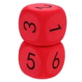 thumbnail image 3 of Miangastore Accessoires dés Rouge Mousse EVA 2 Pcs 2.36x2.36x2.36 Po, 3 of 9