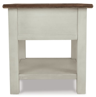 signature design by ashley bolanburg chair side end table