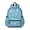 Unicorn and Crown Blue Pattern, variant on Unicorn and Donut Pink Pattern Cute School Backpack with Padded Back and Adjustable Shoulder Straps 13.4"x11"x4.7"