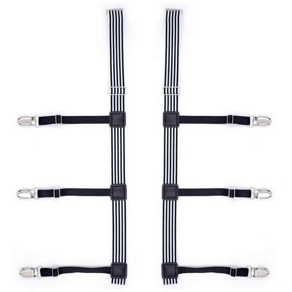 Shirt Accessory,Men's Shirt Stays Adjustable Men Shirt Stays Shirt Stays Garters Unmatched Quality