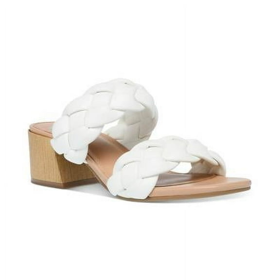 DV Dolce Vita Stacey Plush Braided Sandals White 5M