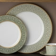 thumbnail image 5 of Noritake Infinity Green Gold Gold Set of 4 Dinner Plates, 5 of 7