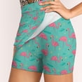 thumbnail image 5 of Suburbia Women's skirt With Hide Pocket Tennis Skirt Golf Skirts Badminton Skirts Running skirts Flamingo Flamingos Lawn, 5 of 7