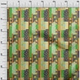 thumbnail image 3 of oneOone Georgette Viscose Dark Yellow Fabric Floral Sewing Fabric By The Yard Printed Diy Clothing Sewing Supplies 42 Inch Wide, 3 of 6