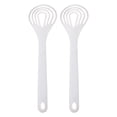 thumbnail image 1 of 2Pcs Portable Plastic Practical Baking Tools Egg Mixers Dough Whisks (Random Color), 1 of 6