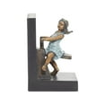 thumbnail image 4 of DecMode 5" People Black Polystone Bookends with Swing Set (Set of 2), 4 of 11