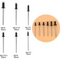 thumbnail image 1 of Kit de remaches ciegos negros 180 piezas Surtido de remaches ciegos de aluminio para maquinaria de construcción Electrodomésticos Muebles (m2.4/m3.0/m3.2/m4) ShuxiuWang 8390614791770, 1 of 1