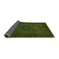 thumbnail image 2 of Ahgly Company Indoor Rectangle Abstract Green Modern Area Rugs, 7' x 10', 2 of 4