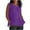 Purple, variant on AherBiu Plus Size Tank Tops for Women Lightweight Crewneck Sleeveless Summer Casual Shirt Blouse Tees