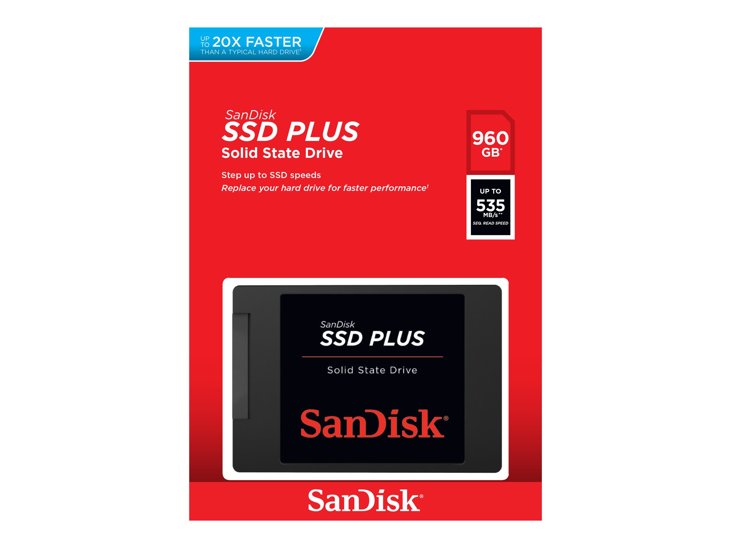 960GB SDSSDA-960G-G26 SSD PLUS SATA 6GB/S - image 3 of 3