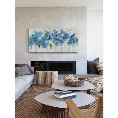 Marmont Hill ''Center Piece I-3'' by Julie Joy Painting Print on Wrapped Canvas