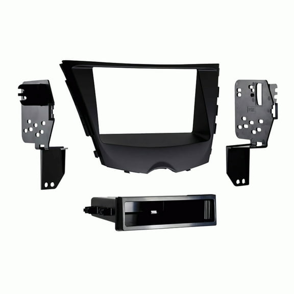Metra 99-7350B Matte Black Single DIN Stereo Dash Kit for 12-up Hyundai Veloster