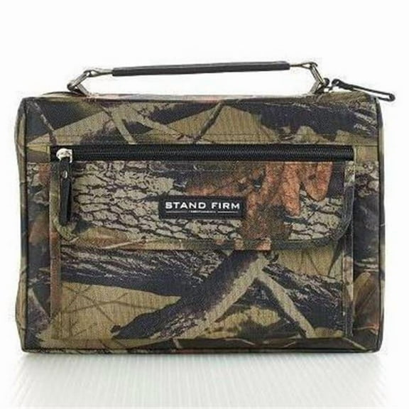 Stand Firm Bible Cover, Camo - Medium