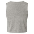 thumbnail image 3 of KHONTS Women's Elegant Lace V Neck Camisole Sleeveless Spaghetti Strap Slim Crop Tops Retro Backless Tanks Top Summer Clothes Grey S, 3 of 5