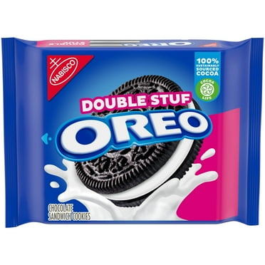 OREO Double Stuf Chocolate Sandwich Cookies, 14.03 oz (Pack of 8)