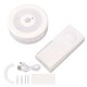 thumbnail image 1 of Sonnette de porte intelligente, alimentée par USB, étanche IP55, 58 sonneries, idéale pour les hôtels, les bureaux et les immeubles de bureaux. Blanc, 1 of 4
