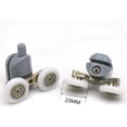 thumbnail image 4 of Shower Door Wheels, Double Twin Rollers for   Glide, Bathroom Replacement Parts with Easy Installation, 8 Pieces (Wear Resistant Wheels), 4 of 5