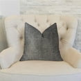 thumbnail image 2 of Plutus Brands Plutus Deep Mantra Charcoal Luxury Throw Pillow double sided 12" x 20" Large, 2 of 3