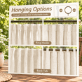 Birch Pinch Pleat Linen Curta84 Inch Long 2 Panels Set For Living Room ...