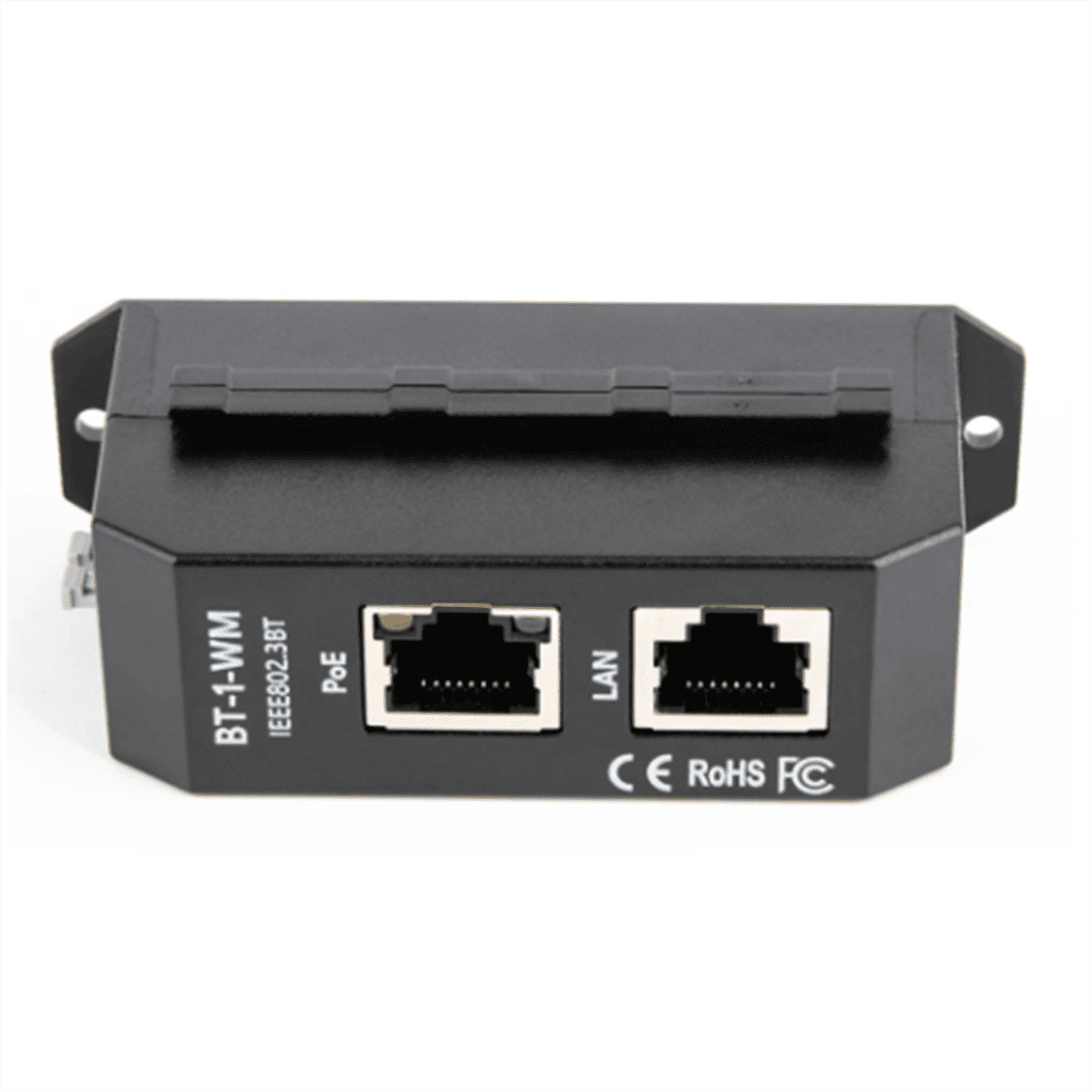 DIN Rail Single Port 2.5 Gigabit PoE Injector 802.3af/At/Bt Negotiation Up to 90W Output PoE++ for PTZ IP Camera,1 * DIN Rail Single Port 2.5 Gigabit PoE Injector