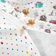 thumbnail image 4 of Homewish Birthday Party Dogs Bedding,Cartoon Pet Duvet Cover Full,White,Polkadot Reversible,3 Pieces,1 Duvet Cover and 2 Pillowcases, 4 of 6