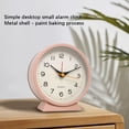 thumbnail image 2 of Advancent Reloj despertador de de escritorio Simple, alarmas de forma redonda, dormitorio, mesita de noche, campana de silenciosa, regalo de Type3 NO3, 2 of 6