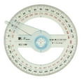 thumbnail image 2 of All Circular 10 Degree Protractor Pointer Ruler Viewer Swing Arm School Office Supplies, 2 of 7