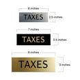 thumbnail image 5 of Signs ByLITA Basic Taxes Sign (Blue) - Medium, 5 of 6