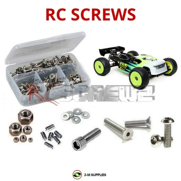 RCScrewZ Stainless Screw Kit los126 for Losi 8IGHT-XT / XTE 4WD 1/8th (#TLR04009) | SET