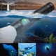 thumbnail image 4 of Impermeable 1000 lúmenes XM-L2 LED linterna de buceo bajo el agua 60m de profundidad lámpara de iluminación LED brillante luces de buceo linterna Soledad Linternas súper brillantes, 4 of 10