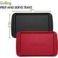 thumbnail image 3 of Cuisinart Color-Coded Prep and Serve Grilling Trays, 3 of 6