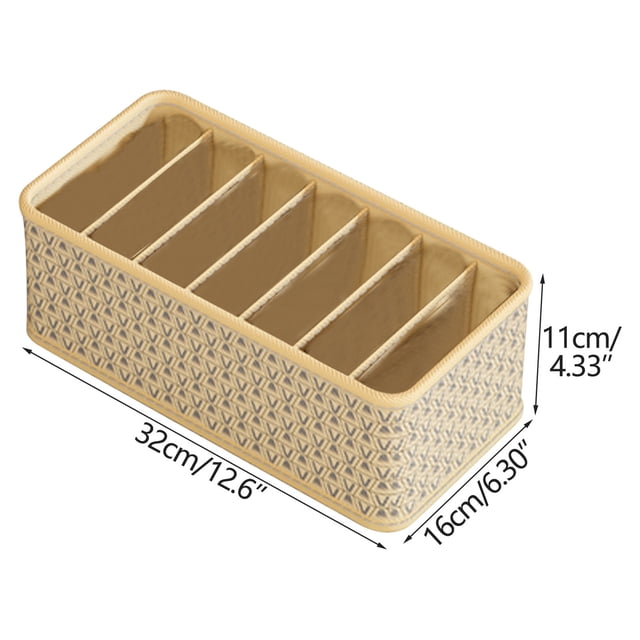 Pompotops Underwear Sock Storage Box, Drawer Type Multifunctional Organizing Box, Wardrobe Compartment Storage Box Clearance