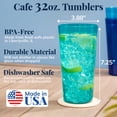 thumbnail image 2 of Tumblers US Acrílico de plástico para café, reutilizable, 960 ml (juego de 12), 2 of 8