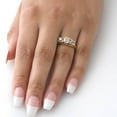 thumbnail image 4 of Pompeii 2ct Three Stone Diamond Engagement Ring 14K Yellow Gold ((G-H),SI(1)-SI(2)), 4 of 6