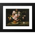 thumbnail image 2 of Gustave Courbet 14x12 Black Modern Framed Museum Art Print Titled - Bouquet of Asters (1859), 2 of 5