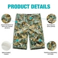 thumbnail image 3 of SSLR Mens Shorts Causal Flat Front Hawaiian Summer Shorts, 3 of 8
