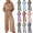 Black,Navy,Light Blue,Pink,Purple,Gray,Green women two piece suit set a1, variant on Bzdzmqm Women 2 Piece Striped Suit Set V Neck Lapel 3/4 Sleeve Top Wide Leg Pants Casual Two Piece Outfits for Spring Summer, Black 2XL