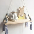 thumbnail image 3 of Hanging Board Hanging Board Tassels Multifunctional Wood Especial Hanging Bracket for Living Room, 3 of 6